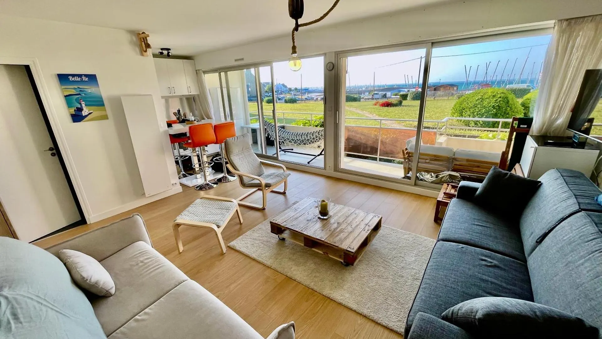 Superb Studio Facing The Sea With Large Terrace Quiberon